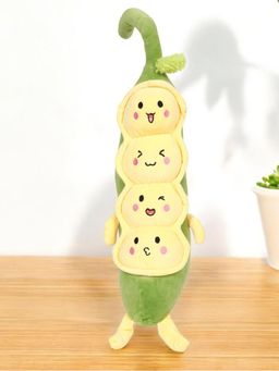 LITTLE GINNIE - Yellow Green Expression Pea Soft Toy