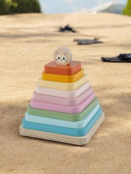 LITTLE GINNIE - Stacker Square Stem Toys