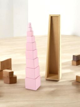 LITTLE GINNIE - Pink Tower Sensory Toy