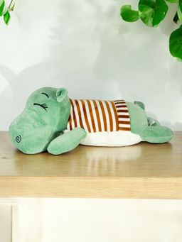 LITTLE GINNIE - Sleeping Hippo Soft Toy