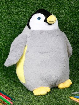 LITTLE GINNIE - Grey White Penguin Soft Toy