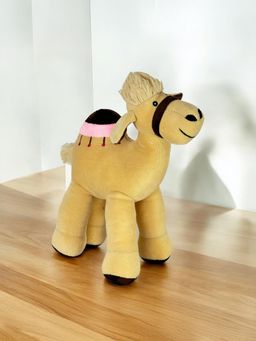 LITTLE GINNIE - Brown Hemp Camel Soft Toy