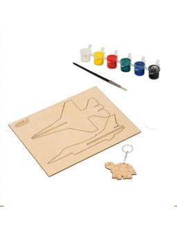 LITTLE GINNIE - Coloring DIY Wooden Jet