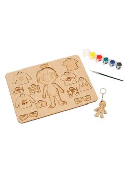 LITTLE GINNIE - Boy Dress Up Coloring Puzzle