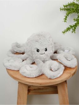 LITTLE GINNIE - Grey Octopus Soft Toy