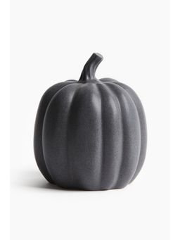 H&M - Grey Stoneware Decoration Pumkin