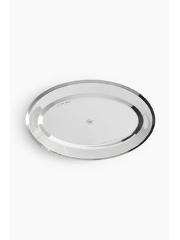 H&M - Silver Engraved Serving Plate