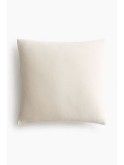 H&M - White Viscose-Blend Cushion Cover