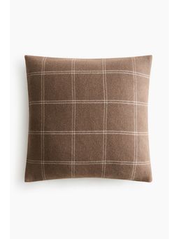 H&M - Brown Viscose-Blend Cushion Cover