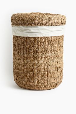 H&M - Brown Seagrass Laundry Basket