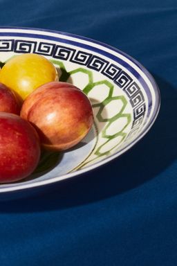 H&M - Blue Porcelain Serving Bowl