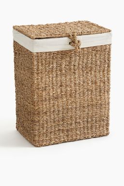 H&M - Brown Seagrass Laundry Basket