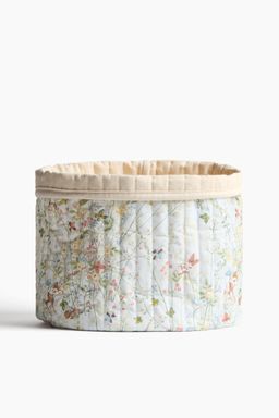 H&M - Blue Large Quilted Storage Basket