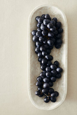 H&M - Beige Marble Serving Bowl