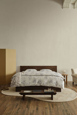 H&M - White Cotton Sateen Double Duvet Cover Set