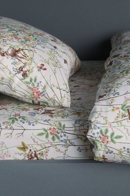 H&M - Multi-Color Patterned Cotton Fitted Sheet