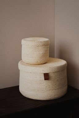 H&M - Beige Large Storage Basket