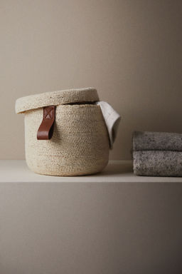 H&M - Beige Small Storage Basket