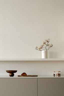 H&M - Brown Asymmetric Mango Wood Cutting Board