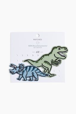 H&M - 2-Pack Dinosaur-Motif Repair Patches