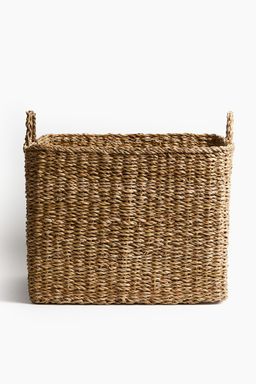 H&M - Beige Extra-Large Seagrass Storage Basket