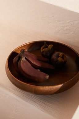 H&M - Brown Large Mango Wood Bowl