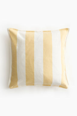 H&M - Yellow Linen-Blend Cushion Cover