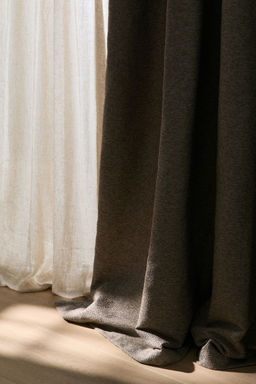 H&M - 2-Pack Extra-Long Blackout Boucle Curtain Lengths