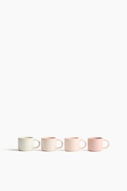 H&M - 4-Pack Stoneware Espresso Mugs