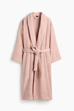 H&M - Pink Velour Dressing Gown