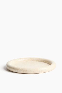 H&M - Beige Large Marble Tray