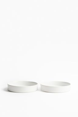 H&M - 2-Pack Stoneware Deep Plates