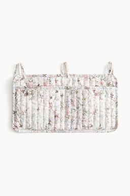 H&M - White Quilted Cotton Storage Pocket