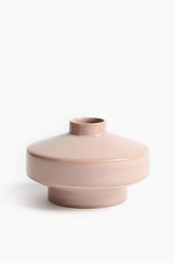 H&M - Pink Small Reactive-Glaze Stoneware Vase