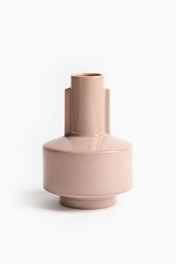 H&M - Pink Reactive-Glaze Stoneware Vase