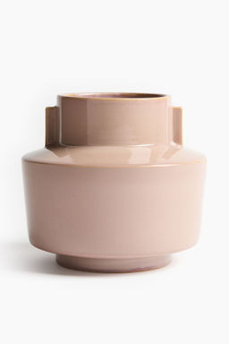 H&M - Pink Large Reactive-Glaze Stoneware Vase