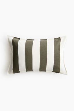H&M - Green Linen-Blend Cushion Cover