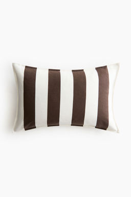 H&M - Brown Linen-Blend Cushion Cover