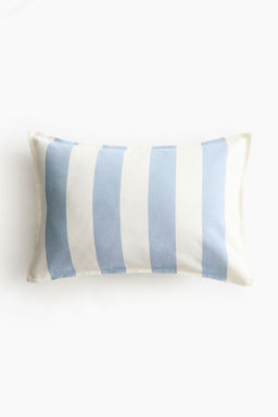H&M - Blue Linen-Blend Cushion Cover