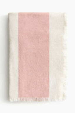 H&M - Pink Striped Cotton Bedspread