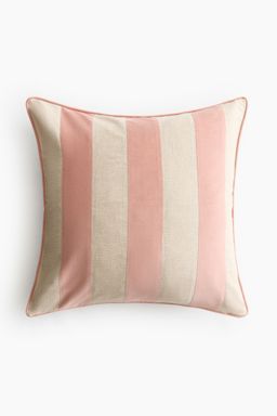 H&M - Pink Linen-Blend Cushion Cover