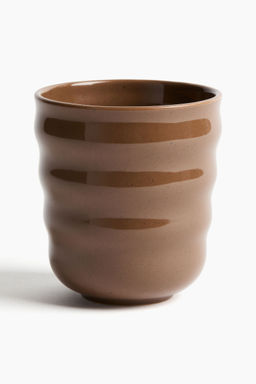 H&M - Brown Stoneware Mug
