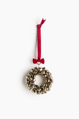 H&M - Gold Small Wreath With Bells