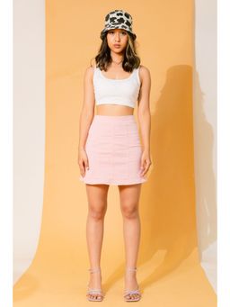 FREAKINS - Pink Fitted Skirt