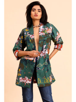 UDD DESIGN - Green O My God Printed Jacket