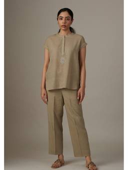 Raas By Ekta - Beige Sand Co-Ord Set