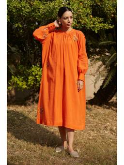 Raas By Ekta - Orange Tangerine Dress