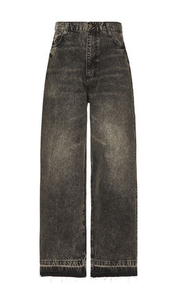 Boiler Room - Printed 5 Pocket Jeans