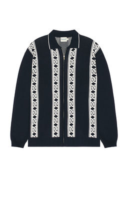 Bound - Chain Full Zip Knit Polo