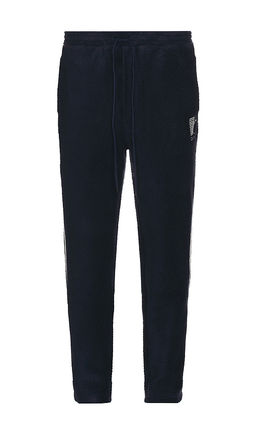 Bound - Reverse Fleece Grid Straight Joggers